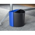 thumbnail image 5 of Pemberly Row Small Desk-Side Receptacle in Black & Blue, 5 of 5