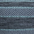 thumbnail image 6 of Northlight Striped Woven Cotton Square Pouf - 14" - Gray, 6 of 7