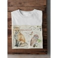 thumbnail image 3 of Wildlife Journal Fox T-Shirt Men -Jennifer Paxton Parker Designs, Male Large, 3 of 4
