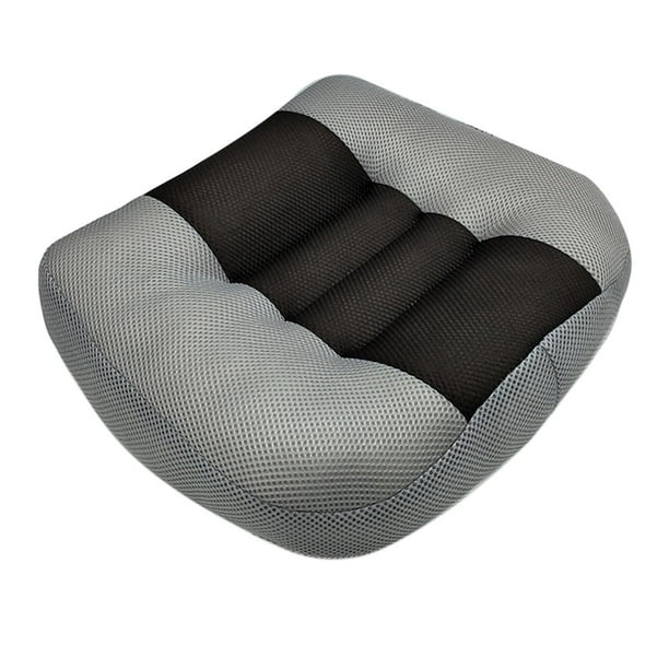 Scienceny Cojín de asiento elevador de coche portátil Cojín de postura de aumento engrosado Rosa Ventana automotriz Gris