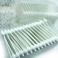 thumbnail image 4 of RAGUPEL 400Pcs Baby Safety Cotton Swabs with Large Tips for Newborn,Babies,Kids,Children,100% Organic Cotton,White Paper Sticks,5 Pack of 80 Swabs Total (2 Boxes and 3 Bags), 4 of 7