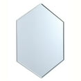 thumbnail image 5 of Metal frame hexagon mirror 30 inch in Sliver, 5 of 5