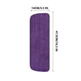 thumbnail image 3 of 4 Pack Microfiber Cleaning Pads for Bona Mop, Reusable Microfiber Mop Pads for 18 Inch Mop, Hardwood & Hard Surface Floors Replacement Cleaning Mop Pads, Machine Washes, Purple, 3 of 5