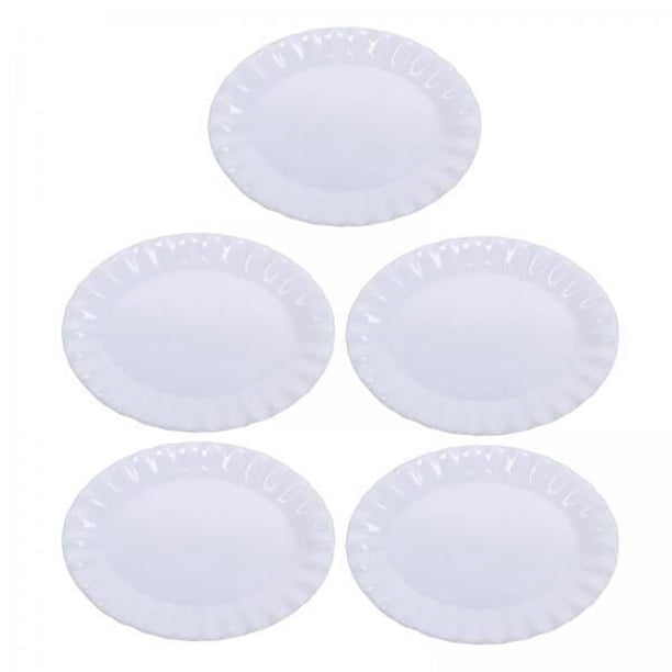 Plato de casa de muñecas,1/12 plato de casa de muñecas en miniatura,bandeja,plato,Accesorio de casa de muñecas,miniplato,vajilla,Decoración de casa de muñecas,miniplato de comida,plato de