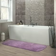 thumbnail image 2 of Garland Rug Traditional Washable Nylon Purple Bathroom Runner, 22" x 60", 2 of 7