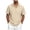 Beige, variant on Ketyyh-chn99 Men's Knit Polo Shirts Men's Short Sleeved Loose Fitting Knitted T Shirt Beach Shirt Size for M,Navy