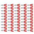 thumbnail image 1 of 50 abrazaderas para cable de batería de 300 W, clip para inversor de corriente, herramientas de prueba eléctricas de seguridad con aislamiento de PVC de acero 30 A, color rojo, 1 of 10