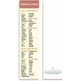 thumbnail image 3 of Spanish Christian Verses Bookmark | Page Marker Divider | Books of The Bible | Marcador en Español con Los Libros De La Biblia, 3 of 4