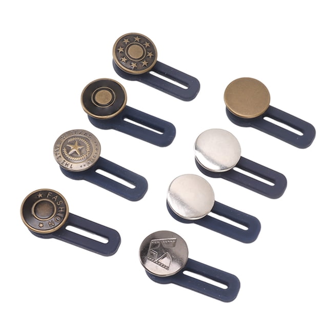 Extensor de botón BuyWeek 16 piezas elástico para pantalones y cuellos de camisa