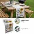 thumbnail image 5 of Sunflower Table Runner - 60 Inch Long, Kitchen Dining Table Runner Dresser Scarves, Grey Plaid You Are My Sunshine Farmhouse Farmhouse Decor for Coffee Tables Wedding Party Banquet, 5 of 8