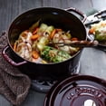 thumbnail image 6 of Staub Cast Iron 4-qt Round Cocotte - Grenadine, 6 of 12
