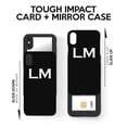 thumbnail image 4 of Personalised Black x White Top Initials iPhone 11 Case, iPhone 13 Pro Max, 4 of 4