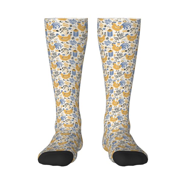 Balery Funny Chicken Calcetines novedosos Calcetines deportivos Calcetines hasta la rodilla Calcetines de algodón Calcetines originales y geniales