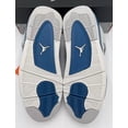 thumbnail image 3 of N I-K-E A i r-Jor-dan 4 Retro Military Blue White HF4281-141 Grade School GS Size 6.5, 3 of 6