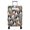 Cavalier King Charles Spaniel and Floral, variant on Cavalier King Charles Spaniel and Floral Luggage Cover,Stretch Travel Baggage Protector with Front Storage Pocket, High Elasticity Gift Ideas for Students Professionals,S