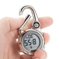 thumbnail image 2 of CUITING 1X Carabiner Watch  Hikers Backpack Clip On Band Carabiner Digital Sports Fob Watch Luminous, 2 of 6
