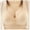 Beige, variant on Samickarr Wireless Support Bras for Women Full Coverage Gathered Up Lingerie Mesh Hollow-Out Thin Breathable Minimizer Bralettes No Underwire Bralettes for Everyday Comfort