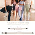 thumbnail image 4 of Neoprene Water Bottle Holder - Water Bottle Carrying Case for 40 oz Tumbler - Adjustable Shoulder Strap - Perfect Water Bottle Accessory Pink, 4 of 5
