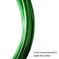 thumbnail image 4 of Aluminum Wire Thickness Bendable Wires Durability Bike Easy to Use Handy Installation Durability Rust-proof for Crafts DIY green, 4 of 9