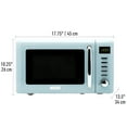 HADEN Compact 700Watt .7 cubic. foot Microwave, Turquoise