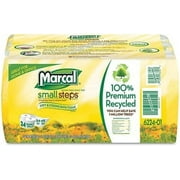 Marcal 6224 100% Recycled Convenience Bundle Bathroom Tissue, 4 Rolls/Pack, 6/Carton