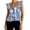 tank top 80#Sky Blue, variant on Womens Tank Tops Square Neck Plaid Camisole Top Ruffle Trim Sleeveless Cute Fashion Layering Tank Vest Beach Outdoor Casual