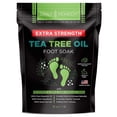 thumbnail image 1 of Aceite de árbol de té extra fuerte para remojo de pies con sal de Epsom, fabricado en Estados Unidos, para uñas de los pies, pie de atleta, picazón en los pies, olor persistente y maloliente, pedicura, 1 of 7