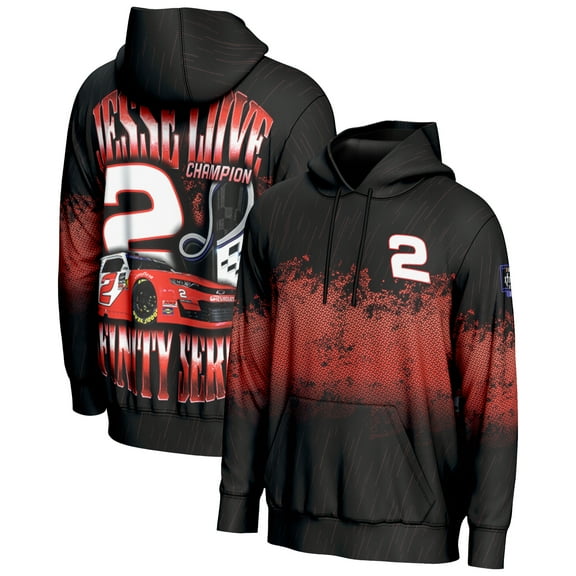 Men's ProSphere Black Jesse Love Jr. 2025 NASCAR Xfinity Series Champion Hoodie
