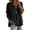 13# Black, variant on Womens Short Sleeve Peplum Babydoll Tops Summer Flowy Pleated Cotton T-Shirts Casual Loose Fit Cute Blouse Gray 2XL