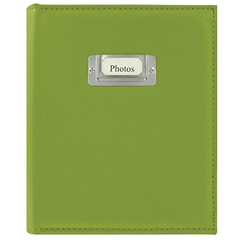 Pioneer CTS-246 4x6 Sewn Photo Album with Silver ID Plate Bright Green