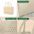 thumbnail image 4 of WRKEKC Clearance Foldable Wheeled Laundry Basket - Large Capacity Collapsible Clothes Hamper with Handles (45×8×39cm), 4 of 6