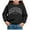 Black hoodies girl JK1127, variant on UYYX Kids Hoodies Teen Girl Hoodies Girls Casual Long Sleeve Hoodies Cute Oversized Pocket Sweatshirt Tops 5-6 Years