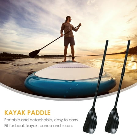CIMAXIC Small Boat Paddle Kayak Paddle Thickened PVC 2pcs/set