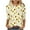 Yellow#08, variant on Fashion 3/4 Length Sleeve Crewneck T-Shirts for Women Cute Bee Printed Summer Tunic Tops Loose Oversized Graphic Holiday Gift Tees Blouse Yellow#01 XXL