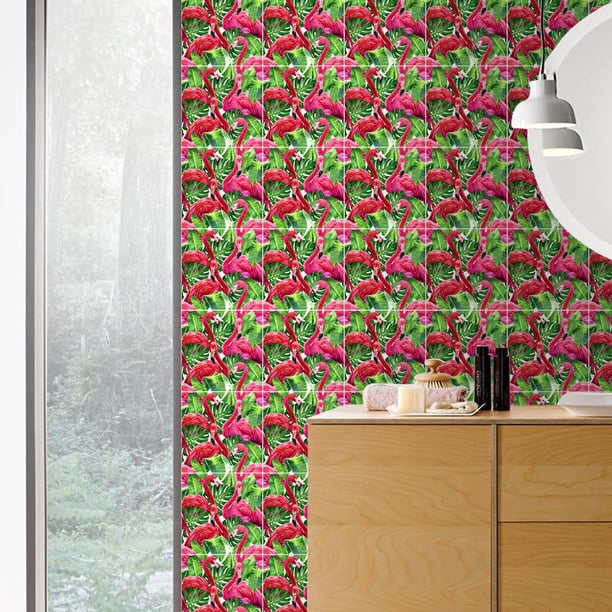 Paquete Etiquetas Adhesivas De Pared De Mosaico Engrosado A Prueba De Agua De PET Calcomanía DIY sol Macarena Etiqueta autoadhesiva de la pared