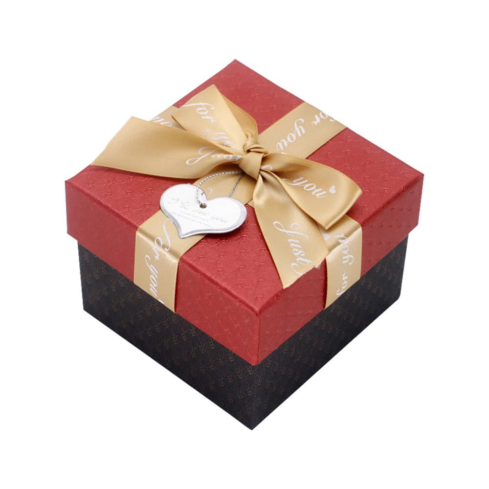 Details about   Hallmark Signature 4" Small Gift Box with Paper Fill Gold Glitter for Weddings, 