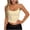 A161 Beige, variant on Tank Top Camisole for Women Scoop Neck Sleeveless Slim Fit Animal Print Contrast Binding Soft Breathable Stretchy Summer Casual Base Layer Versatile Fashion Cami Tops