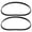 Two Pieces, variant on Rubber Bread Machine Belt 128 Tooth 384mm Bread Maker Belt for Smooth Mixing Kitchen Appliance Replacement Parts