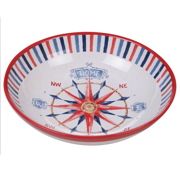 Nautical Life Serving/Pasta Bowl 13" x 3"