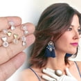 thumbnail image 6 of Monebena 3 Pairs Earring Backs for Heavy Earring, Silicone Earring Lifters for Droopy Ears, Earring Backs Replacements, Earlobe Support Backs, Heavy Earring Support, Earring Backings, Silver Gold, 6 of 7