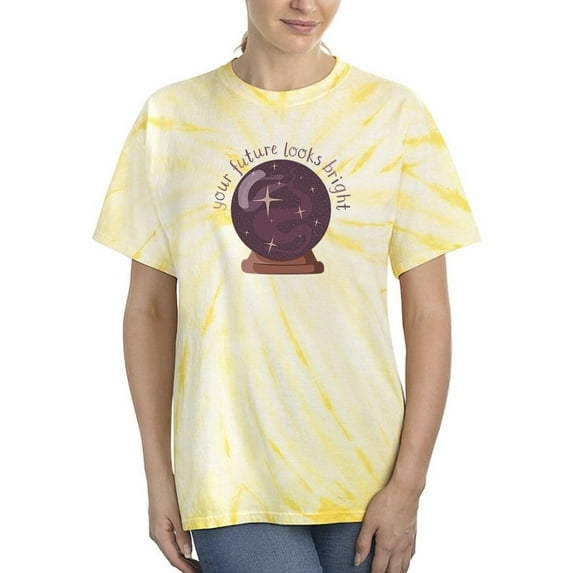 Your Future Looks Bright Tie Dye Cyclone Women -Image by Shutterstock, Female Medium