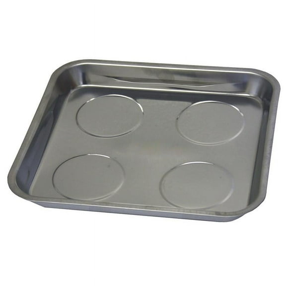Magnetic Parts Tray 9.5" x 10" Large Square Stainless Steel Parts Storage Tray