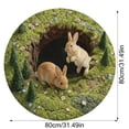 thumbnail image 3 of WMQPNNS Tapis Optique Animal Ludique Moderne pour Salon Chambre, 3 of 9