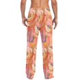 thumbnail image 4 of FORMRS Mens Pajama Pants with Pockets Soft Cotton Sleepwear Lounge Bottoms, Sizes S-2XL, Abstract Pink Flowers, 4 of 7