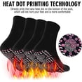 thumbnail image 2 of Tourmaline Slimming Health Sock (2 Pairs), Self-heating Acupressure Shaping Socks, 2 of 5