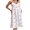 White, variant on LMLYSoH Women Slip Dress, Spaghetti Straps V-neck Backless Bow Floral Swing Dress Summer Long Dress for Cocktail Party
