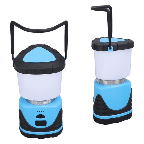 Linterna de Camping de 300 Lúmenes con Ajuste de 3 Colores, Batería de Gran Capacidad, recargable por USB, Resistente al Agua, Perfecta para Viajes Prolongados, Senderismo