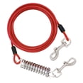 thumbnail image 1 of Heavy Duty Dog Tie Out 8m Long Leash with Spring Swivel Clips Durable Runner Chain for Outdoor Yard Camping, 1 of 4