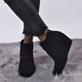 thumbnail image 1 of SMihono Sandales Femmes Été Grande Taille Rétro Imperméables Plateforme Talon Épais Chaussures à Talons Hauts Pantoufles Simples en Solde, 1 of 9