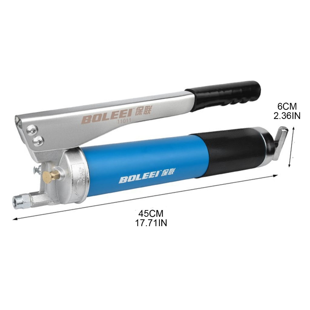 Versatile Manual Grease Gun with Dual Pressure Rods - Must-Have Equipment for Greasing Tasks in Automotive, Construction, and Agriculture